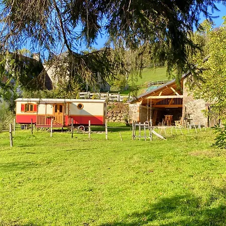 Roulotte Le Gite-anes Jou-sous-Monjou