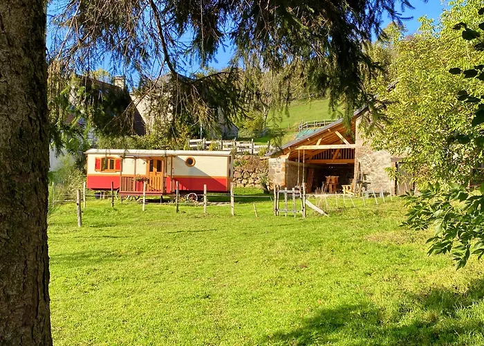 Roulotte Le Gite-anes Jou-sous-Monjou