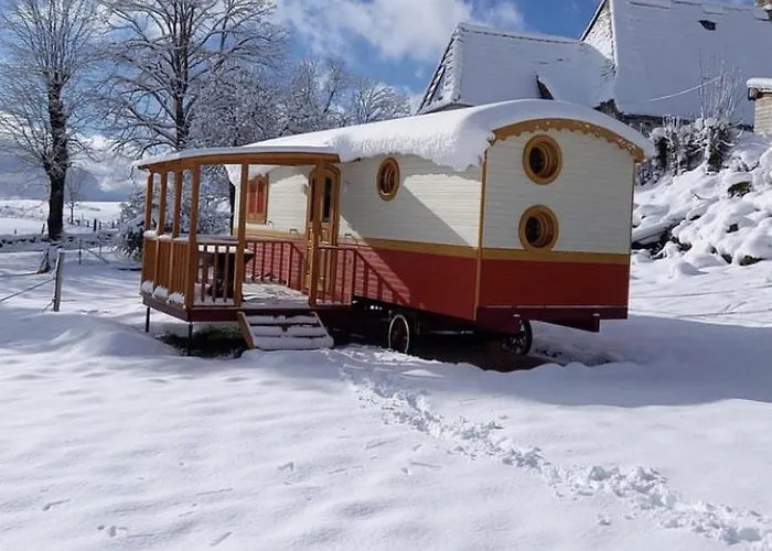 Roulotte Le Gite-anes Campingplatz *