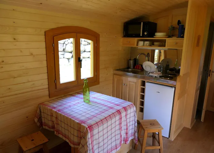 Campingplatz Roulotte Le Gite-anes *